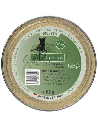 Catz Finefood Filety N.415 Kurczak Kangur tacka...