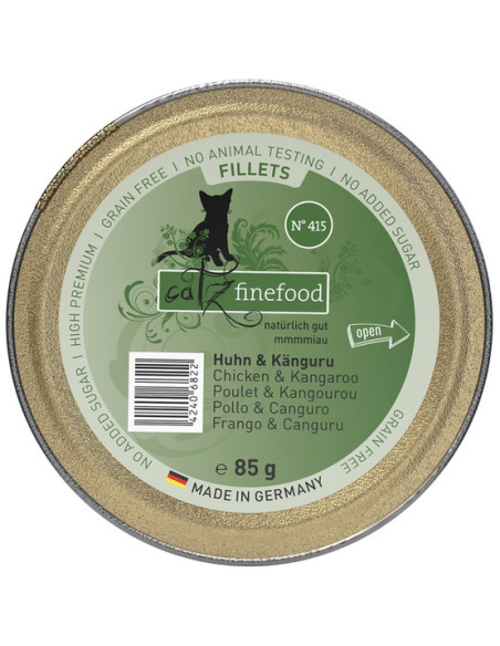 Catz Finefood Filety N.415 Kurczak Kangur tacka 85g