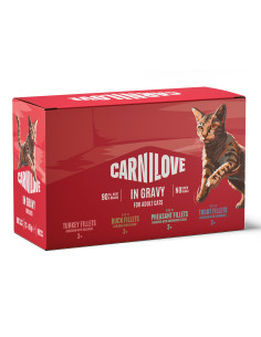 Carnilove Multipack Gravy filety w sosie 12x85g