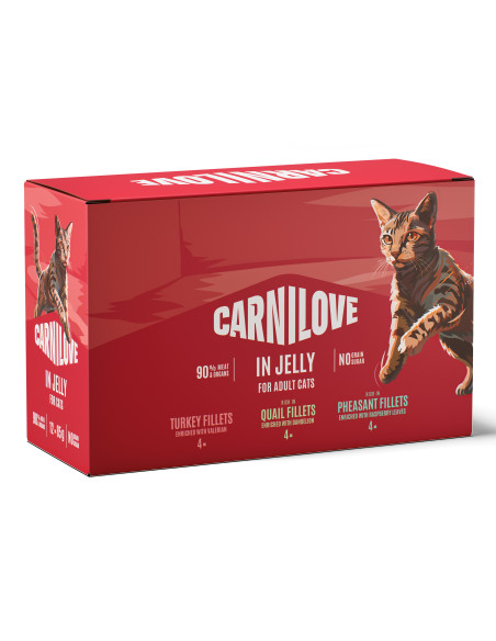 Carnilove Multipack Jelly filety w galaretce 12x85g