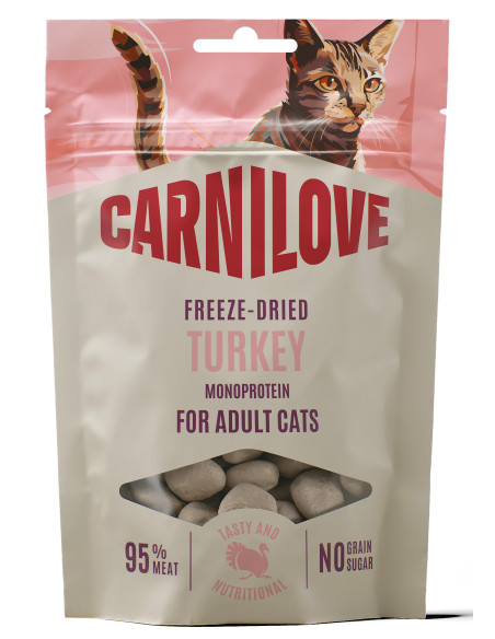 Carnilove Freeze Dried Przysmak liofilizowany - Indyk 40g