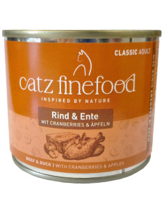 Catz Finefood Classic N.23 Wołowina i kaczka 200g 2