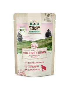 Wildes Land Cat Bio - Wołowina i kurczak 85g