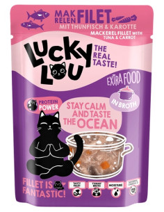 Lucky Lou Extrafood Makrela i tuńczyk w bulionie 70g