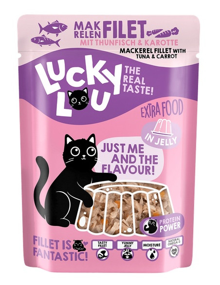 Lucky Lou Extrafood Makrela i tuńczyk w galaretce 70g