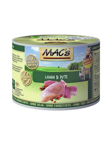 MAC's Cat Jagnięcina i indyk 200g