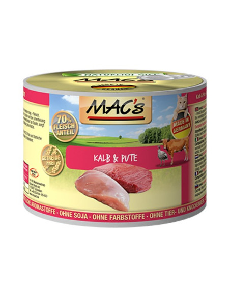 MAC's Cat Cielęcina i indyk 200g