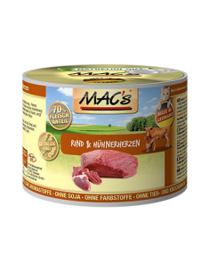 MAC's Cat Wołowina i kurze serca 200g 2