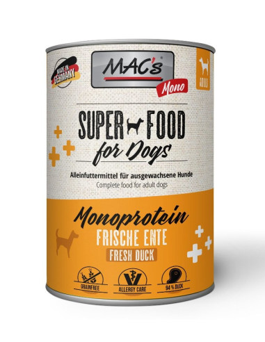 MAC's Dog MONO Monoprotein Kaczka 400g