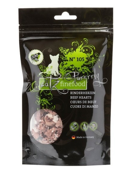 Catz Finefood Purrrrly N.105 Serca wołowe 35g