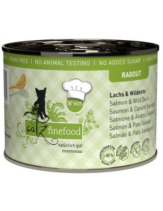 Catz Finefood Ragout N.605 Łosoś i Dzika Kaczka 190g